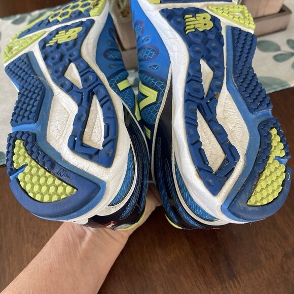 New Balance Men's Size 8 M890v3 Blue/Yellow Running Shoe Made in USA Sneakers - Picture 9 of 12